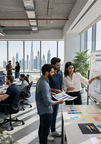 EdgePixel web design and development company office in Dubai, UAE