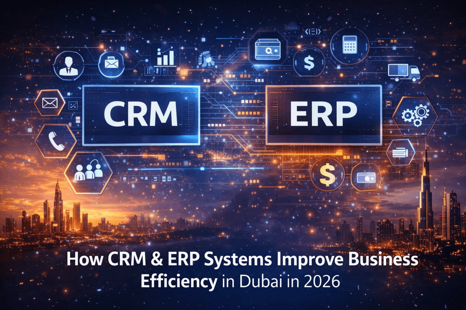 How CRM & ERP Systems Improve Business Efficiency in Dubai in 2026
