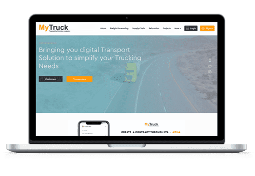 Mytruck logistics website