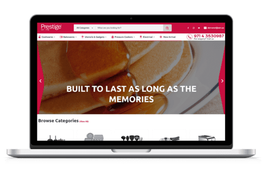 Prestige Middleeast corporate website