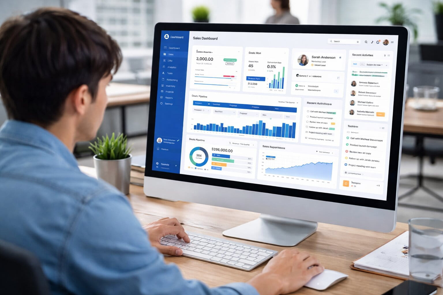 Dashboard & Application Interfaces